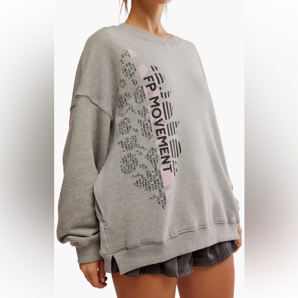 FP MOVEMENT ALL STAR LOGO SWEATSHIRT SIZE XL MSRP $98.00 NWT - Picture 4 of 14